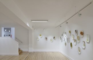Installation view Breaking Bread at Broadway Gallery, 2022.