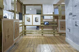 Installation View: 'Leaving Were The Ones Who Could Not Stay' at the Broadway Gallery, September 2025