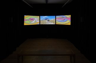 Installation View: 'Leaving Were The Ones Who Could Not Stay' at the Broadway Gallery, September 2025