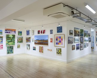 Installation view Letchworth Open 2021 at Broadway Gallery, 2021.